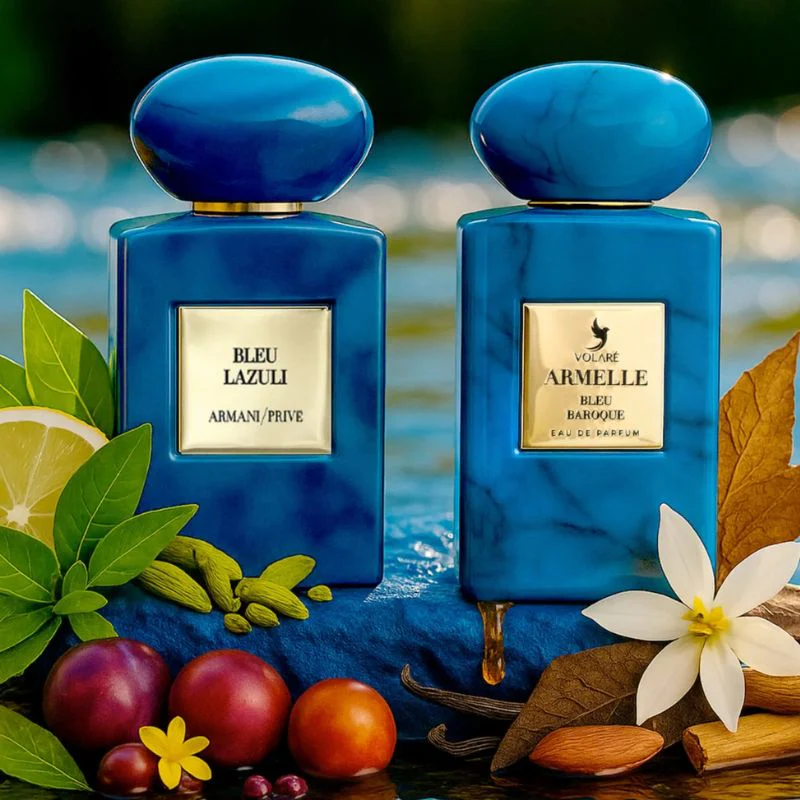 Armelle Bleu Baroque Perfume Unissex Couro Tabaco Chá 100ml - Image 2