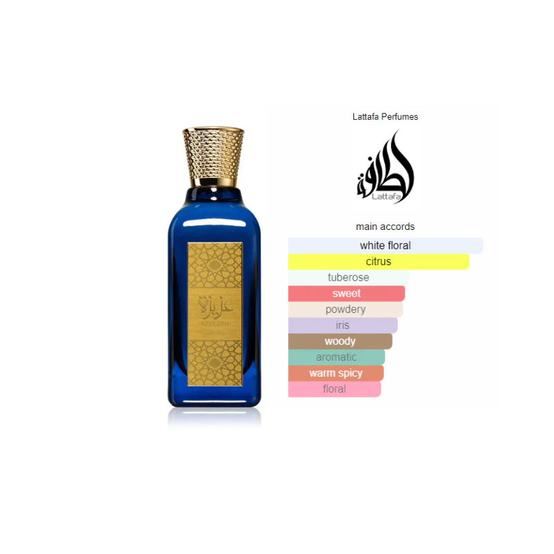 Azeezah Arabian Citrus White Musky Jasmine Eau De Parfum 100ml | Perfume Fresco e Floral - Image 3