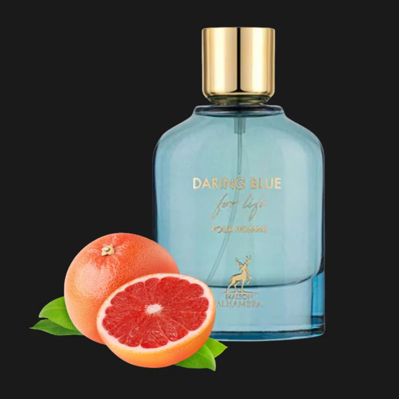 Daring Blue Maison Alhambra 100ml – Perfume Masculino Aromático Cítrico e Fougère Modern - Image 2
