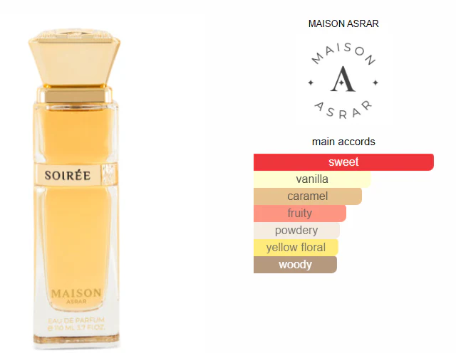 Soirée by Maison Asrar Eau de Parfum Feminino 110ml – Oriental Doce e Floral - Image 3