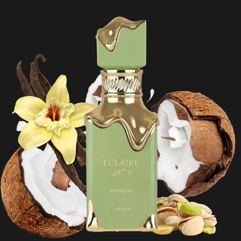 Éclaire Pistachio Lattafa Eau de Parfum Unissexo Gourmand 100ml - Image 2