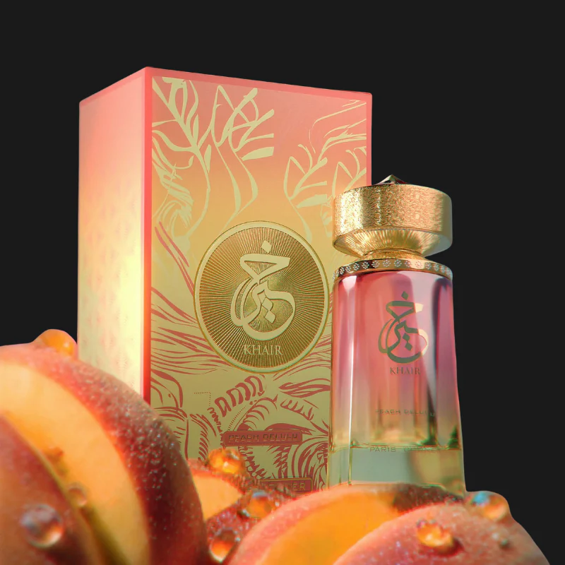 Khair Peach Delulu Paris Corner — Perfume Unissex Oriental Frutado 100ml - Image 3