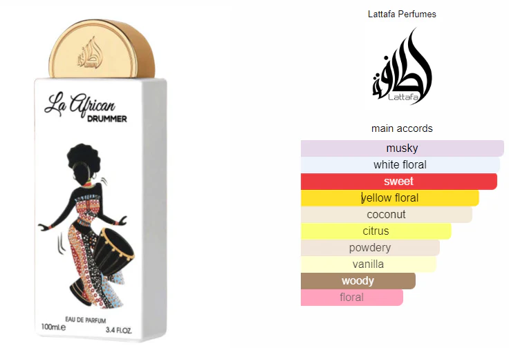 La African Drummer by Lattafa Perfumes | Exotic Fragrance for Men & Women - Image 3