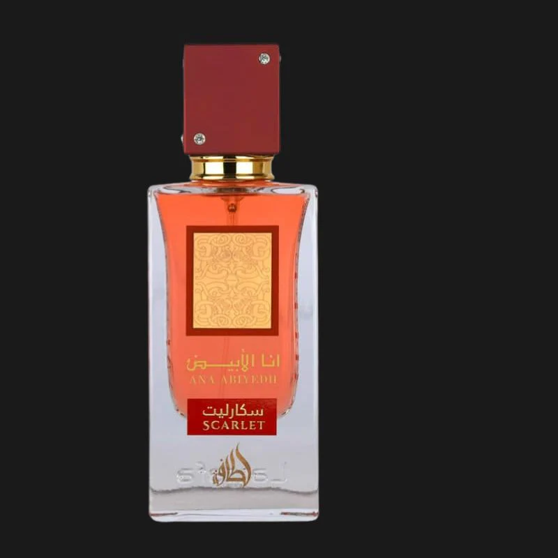 Lattafa Ana Abiyedh Scarlet Eau de Parfum Unissex Frutado Floral Gourmand - Image 2