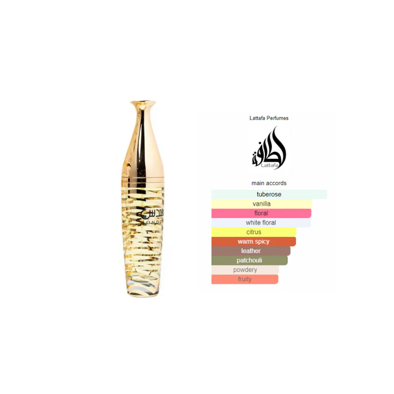Lattafa Sondos Eau De Parfum 100ml | Perfume Oriental de Luxo - Image 3