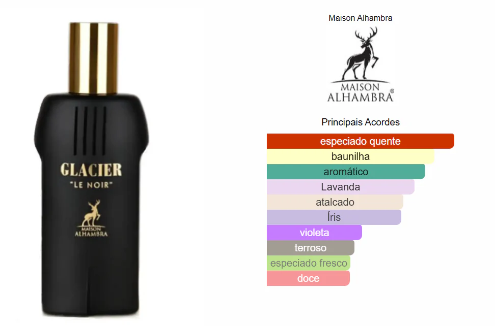 Decante Maison Alhambra Glacier Le Noir Eau de Parfum - Image 2