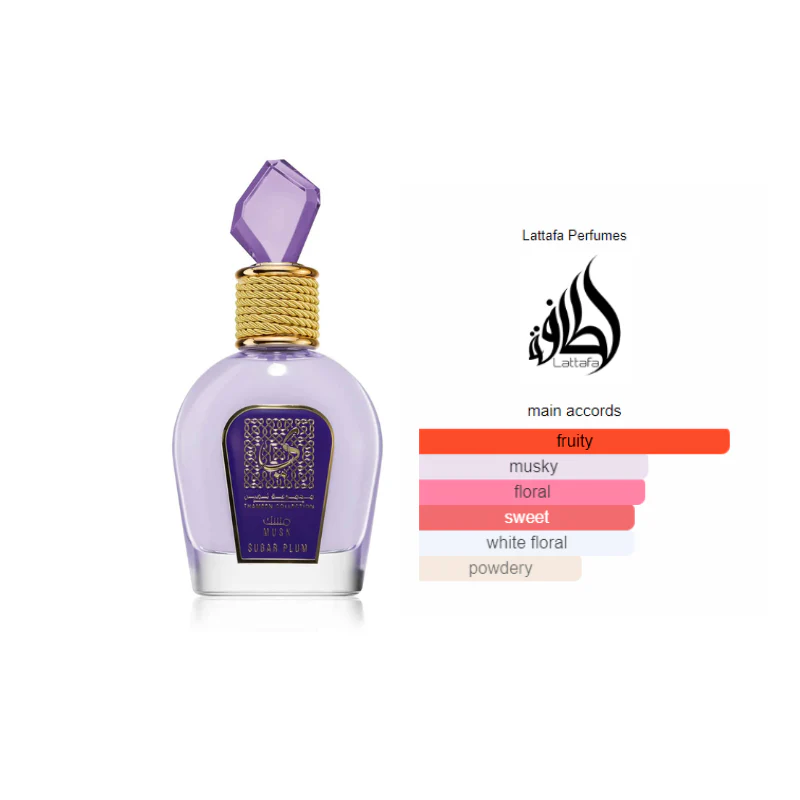 Musk Sugar Plum by Lattafa Perfumes para Mulheres e Homens | Eau de Parfum Unissexo - Image 3