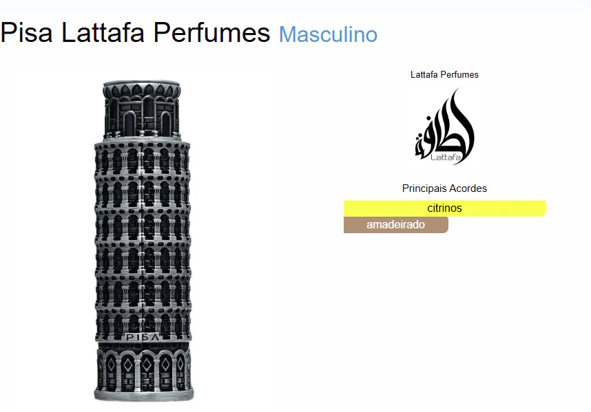 Pisa - Lattafa Pride Eau de Parfum 100ml - Image 3