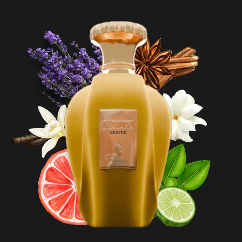Voux Zeste 100ml Emir Paris Corner – Perfume Unissexo Cítrico Gourmand Lavanda Elegante - Image 2